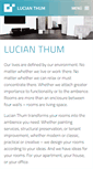 Mobile Screenshot of lucian-thum.de